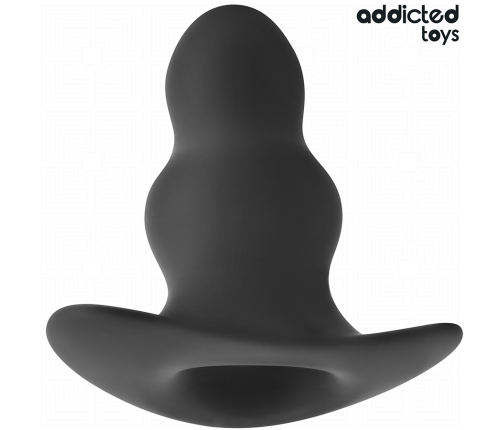 ADDICTED TOYS - HOLLOW ANAL PLUG SILICONE SIZE S 7.3 CM