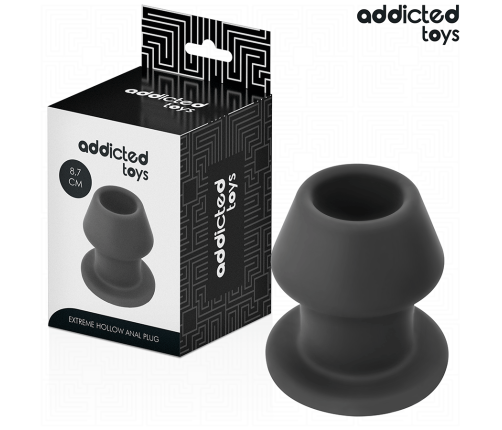ADDICTED TOYS - EXTREME HOLLOW ANAL PLUG SILICONE SIZE M 8.7 CM