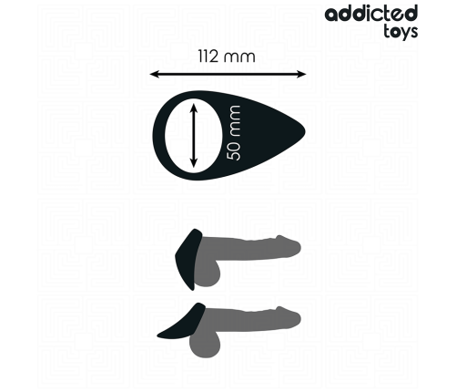 ADDICTED TOYS - TEAR SHAPED PENIS RING