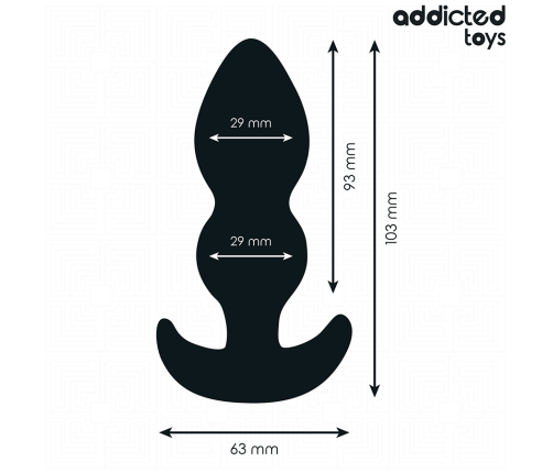 ADDICTED TOYS - ANAL PLUG SILICONE SIZE S 10.3 CM