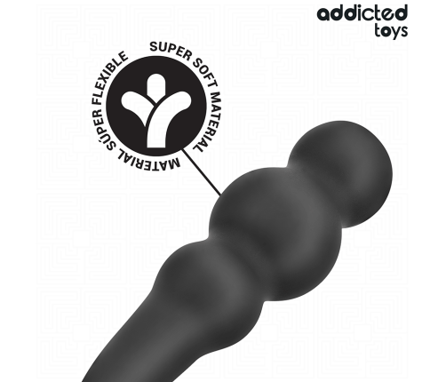 ADDICTED TOYS - ANAL PLUG WITH RING SILICONE MODEL 1