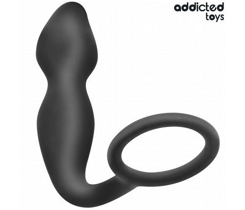 ADDICTED TOYS - ANAL PLUG WITH RING SILICONE MODEL 2