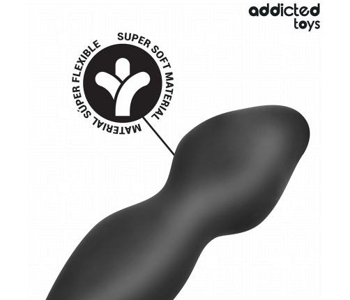 ADDICTED TOYS - ANAL PLUG WITH RING SILICONE MODEL 2