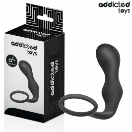 ADDICTED TOYS - ANAL PLUG WITH RING SILICONE MODEL 3