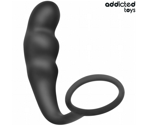 ADDICTED TOYS - ANAL PLUG WITH RING SILICONE MODEL 4