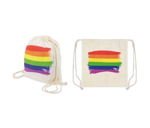 PRIDE - COTTON LGBT FLAG BACKPACK