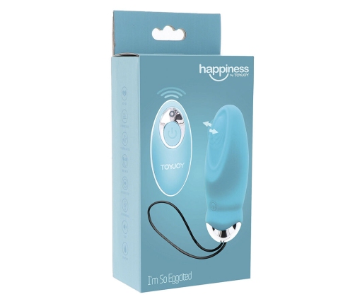 TOYJOY - HAPPINESS I'M SO EGGCITED REMOTE CONTROL VIBRATOR BLUE