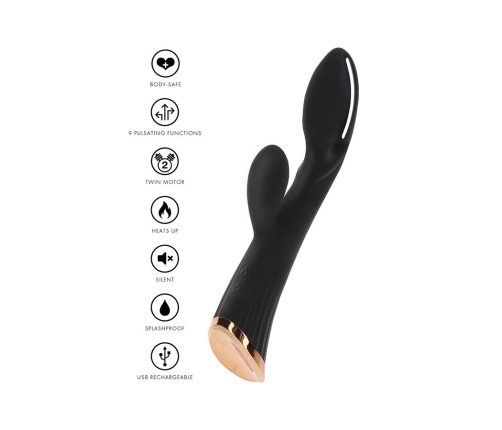 TOYJOY - IVY CASSIA XTRA INTENSE VIBRATOR CLITORIS STIMULATOR BLACK