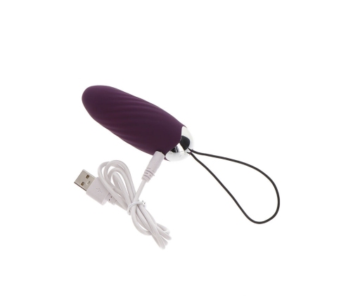 TOYJOY - HAPPINESS KNOCK KNOCK EGGSTAVAGANT VIBRATOR WITH REMOTE CONTROL PURPLE