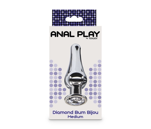TOYJOY - ANAL PLAY DIAMOND BUM BIJOU MEDIUM ANAL PLUG