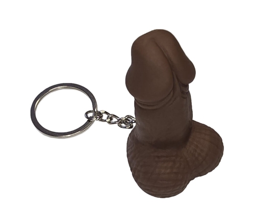 DIABLO PICANTE - PENIS SHAPED WHISTLE KEYRING MULATTO COLOR