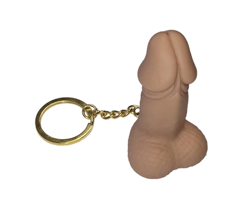 DIABLO PICANTE - WHISTLE KEYCHAIN IN THE SHAPE OF A PENIS IN FLESH COLOR