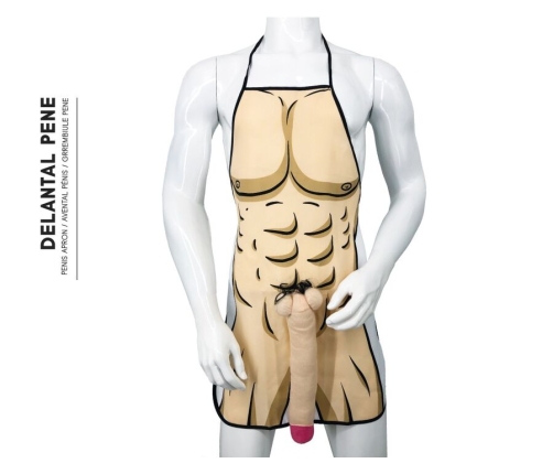 DIABLO PICANTE - 3D PENIS APRON MUSCULAR AND BOLD