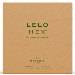 LELO - HEX ORGANIC PRESERVATIVO CAJA 36 UDS