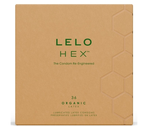 LELO - HEX ORGANIC PRESERVATIVO CAJA 36 UDS