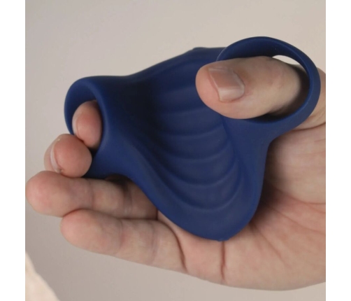 ROCKS- OFF - PALM BLUE FLEXIBLE VIBRATOR MASTURBATOR