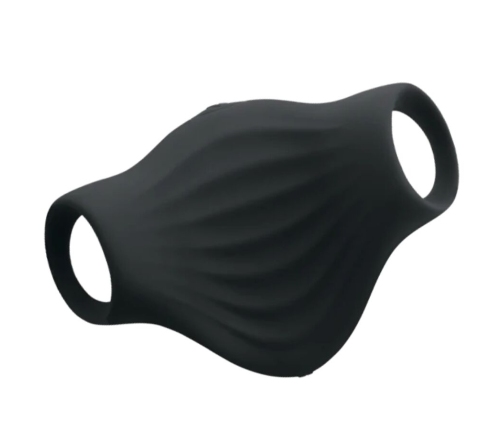 ROCKS- OFF - PALM BLACK FLEXIBLE VIBRATOR MASTURBATOR
