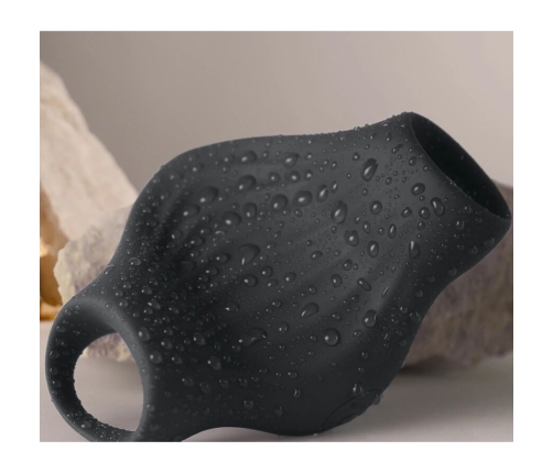 ROCKS- OFF - PALM BLACK FLEXIBLE VIBRATOR MASTURBATOR