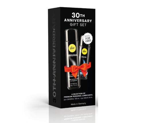 PJUR - SET 30TH ANNIVERSARY PJUR ORIGINAL 100 ML + PJUR AQUA 30 ML AS A GIFT