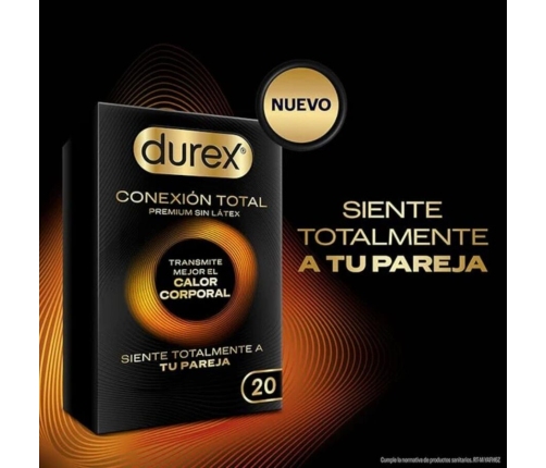 DUREX - TOTAL CONNECTION ULTRA FINE PLUS LATEX FREE 20 UNITS