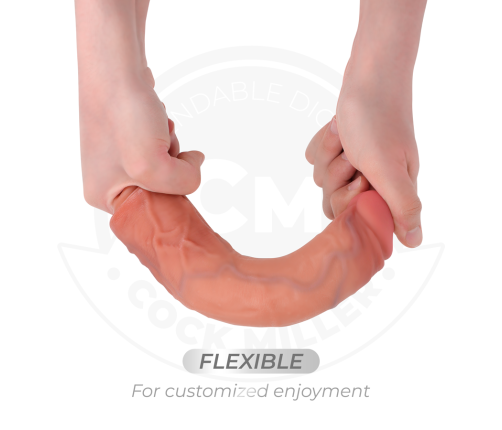 COCK MILLER - REALISTIC DILDO WITH SUCTION CUP AND VIBRATION WITH REMOTE CONTROL 21.5 CM