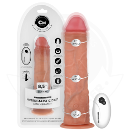 COCK MILLER - REALISTIC DILDO WITH SUCTION CUP AND VIBRATION WITH REMOTE CONTROL 21.5 CM COCK MILLER - REALISTIC DILDO WITH SUCTION CUP AND VIBRATION WITH REMOTE CONTROL 21.5 CM