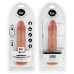 COCK MILLER - REALISTIC DILDO WITH SUCTION CUP AND VIBRATION WITH REMOTE CONTROL 21.5 CM