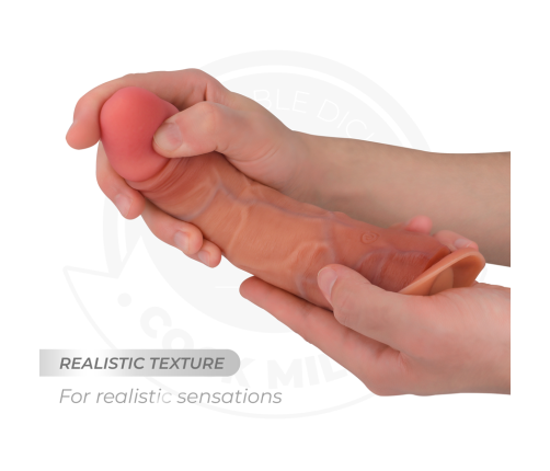 COCK MILLER - HYPER-REALISTIC DILDO WITH SUCTION CUP AND THRUSTING WITH REMOTE CONTROL 19.5 CM