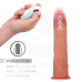 COCK MILLER - HYPER-REALISTIC DILDO WITH SUCTION CUP AND THRUSTING WITH REMOTE CONTROL 19.5 CM