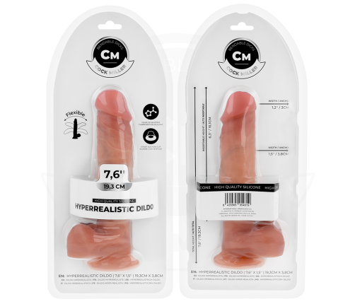 COCK MILLER - HYPERREALISTIC ARTICULABLE DILDO 19.3 CM