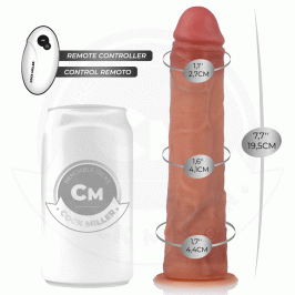 COCK MILLER - HYPER-REALISTIC DILDO WITH SUCTION CUP AND THRUSTING WITH REMOTE CONTROL 19.5 CM COCK MILLER - HYPER-REALISTIC DILDO WITH SUCTION CUP AND THRUSTING WITH REMOTE CONTROL 19.5 CM