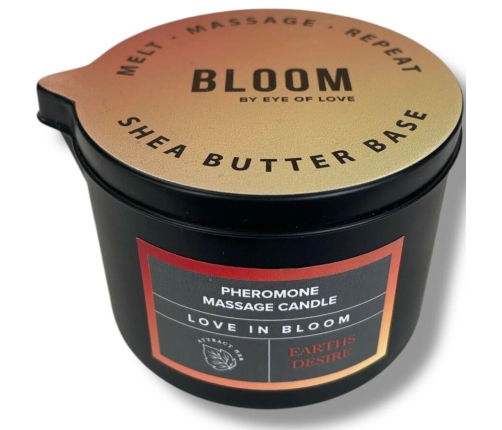EYE OF LOVE - BLOOM MASSAGE CANDLE SATIVA EARTHS DESIRE 150 ML