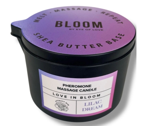 EYE OF LOVE - BLOOM MASSAGE CANDLE INDICA LILAC DREAM 150 ML