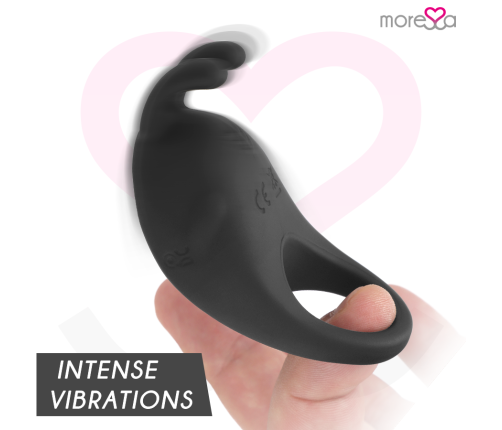MORESSA - BRAD PREMIUM SILICONE RECHARGEABLE BLACK