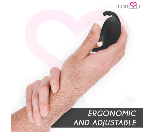 MORESSA - BRAD PREMIUM SILICONE RECHARGEABLE BLACK