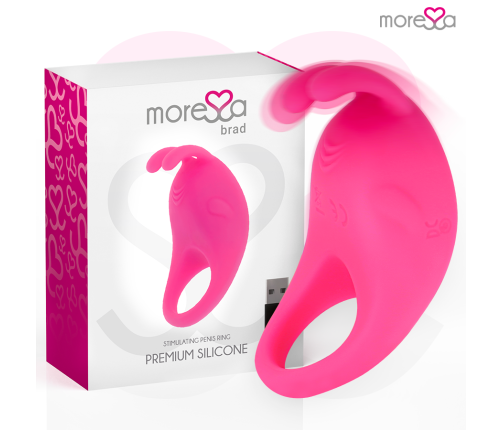 MORESSA - BRAD PREMIUM SILICONE RECHARGEABLE PINK