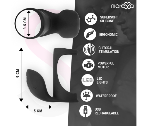 MORESSA - BRANDON VIBRATOR RING WITH COVER