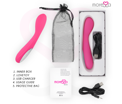 MORESSA - DRUSO PREMIUM SILICONE RECHARGEABLE