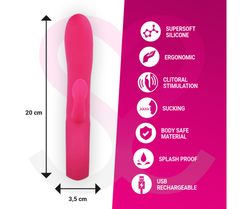 MORESSA - DUSTIN CLITORAL SUCTION AND POWERFUL VIBRATION PREMIUM SILICONE RECHARGEABLE