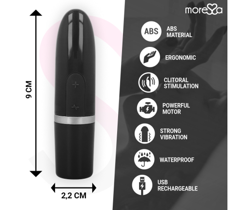 MORESSA - IVY VIBRATOR STIMULATOR TRAVEL BLACK