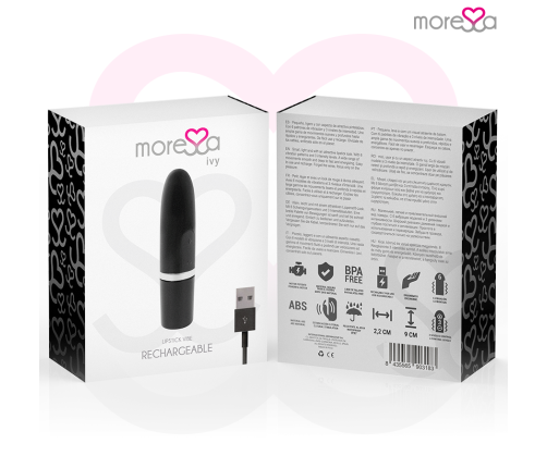 MORESSA - IVY VIBRATOR STIMULATOR TRAVEL BLACK