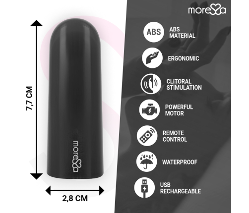 MORESSA - NIX VIBRATOR REMOTE CONTROL BLACK