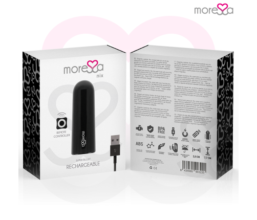MORESSA - NIX VIBRATOR REMOTE CONTROL BLACK