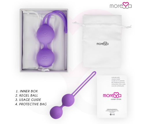 MORESSA - OSIAN THREE PREMIUM LILAC SILICONE