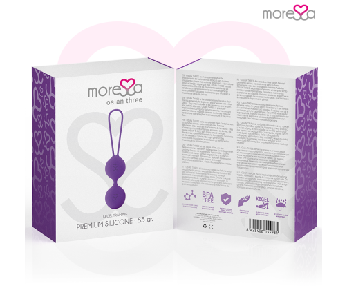 MORESSA - OSIAN THREE PREMIUM LILAC SILICONE