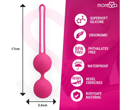 MORESSA - OSIAN THREE PREMIUM SILICONE PINK