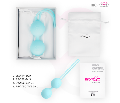 MORESSA - OSIAN THREE PREMIUM TURQUOISE SILICONE