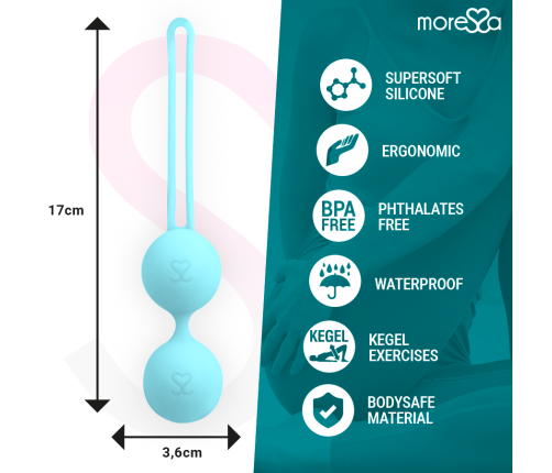 MORESSA - OSIAN THREE PREMIUM TURQUOISE SILICONE