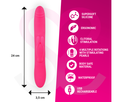 MORESSA - SOMER PREMIUM VIBRATOR WITH MULTIPLE ROTATION