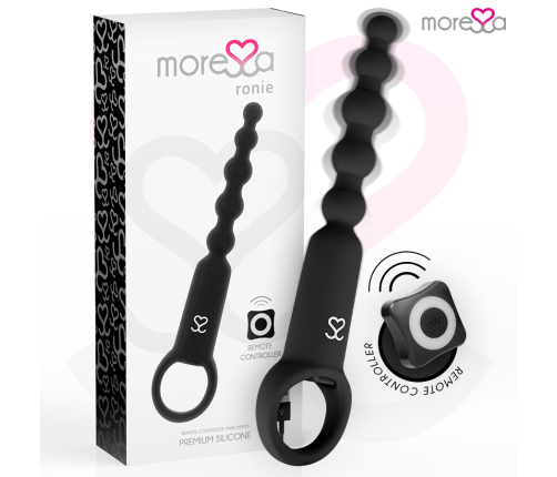 MORESSA - RONIE REMOTE CONTROL BLACK ANAL PLEASURE